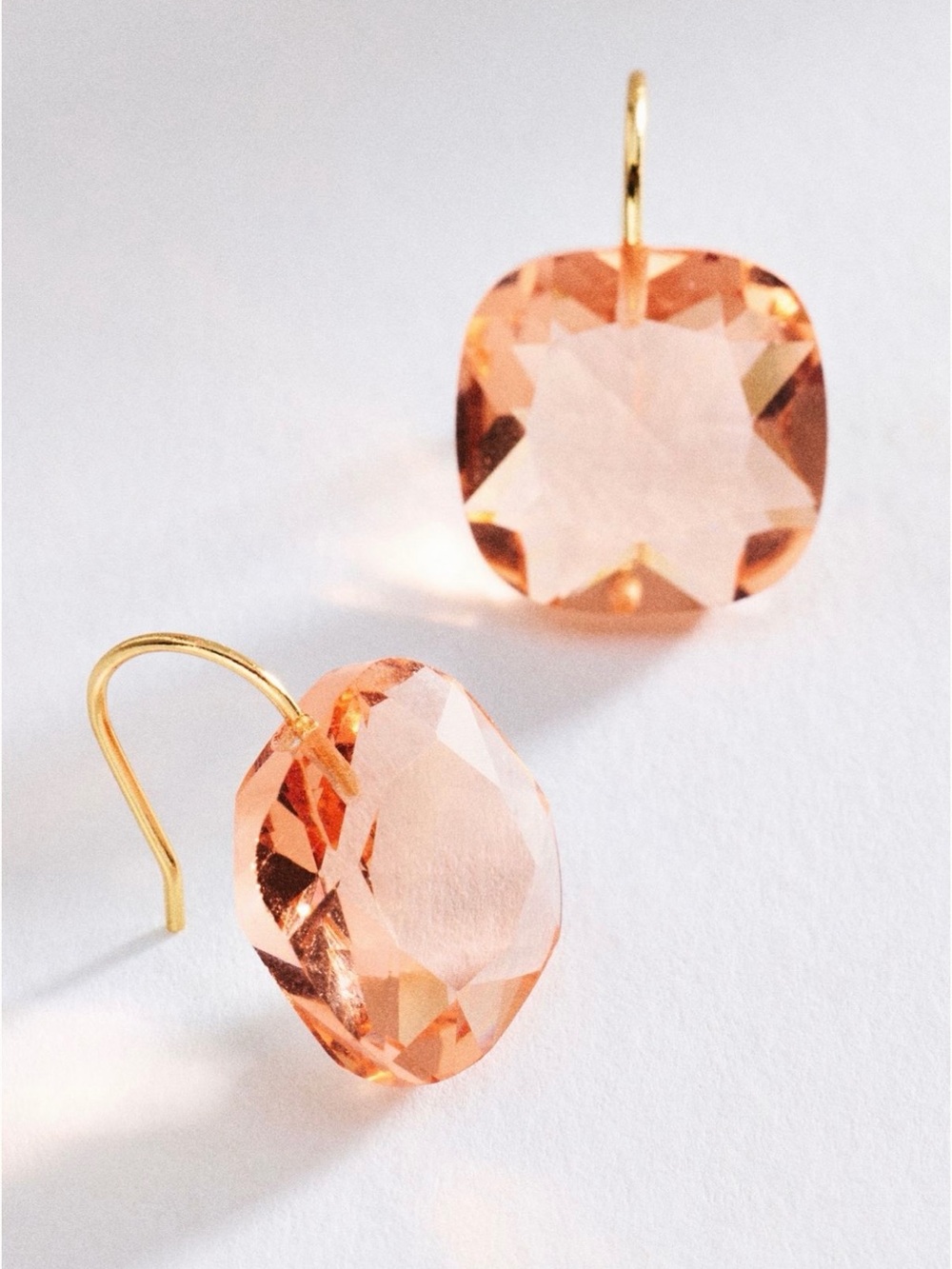 Anthropologie Floating Crystal Earrings